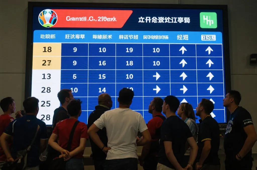 球迷关注积分榜与出线形势变化